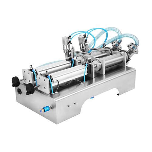 Double Nozzle Semi Automatic Liquid Filling Machine