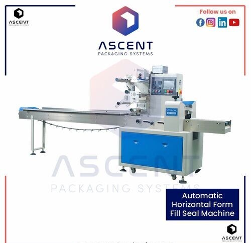 Flow Wrapping Machine - Air Pressure: 5-6 Bar