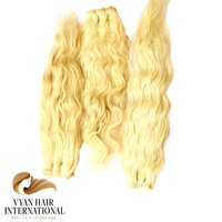 Wholesale 613 Bundles Human Hair Virgin Brazilian Human Hair Weaves Bundles Mink Brazilian Blonde Straight Hair Bundles