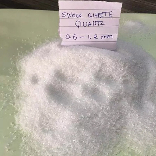 1.2Mm Snow White Silica Quartz Application: Industrial