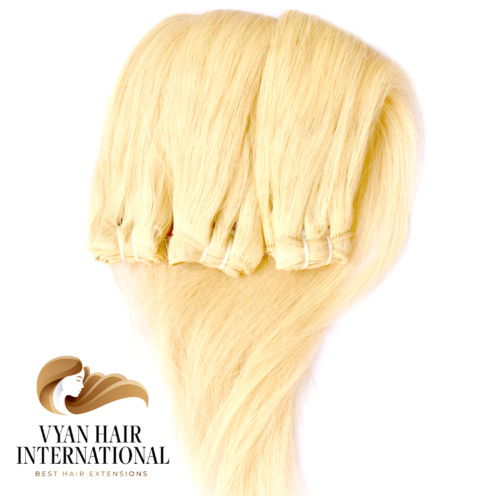 Cheap Peruvian 100% Cuticle Aligned 613 Mink Brazilian Human Extension Raw Virgin Blonde Hair Bundles