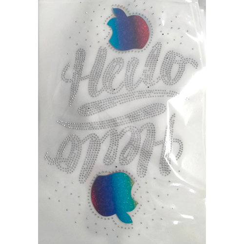 Different Available Hello Rhinestones Sticker