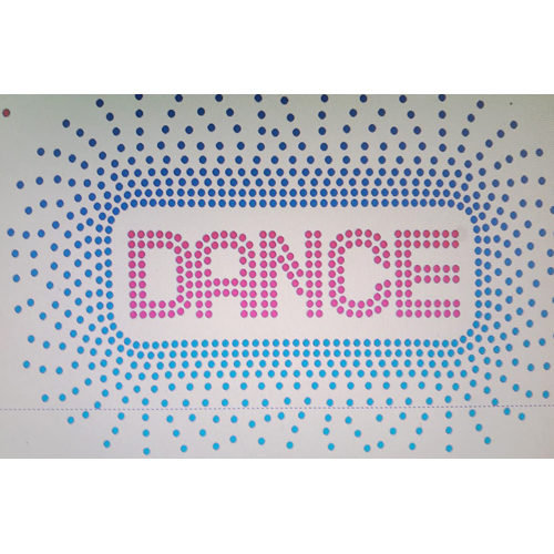 Different Available Dance Rhinestones Sticker