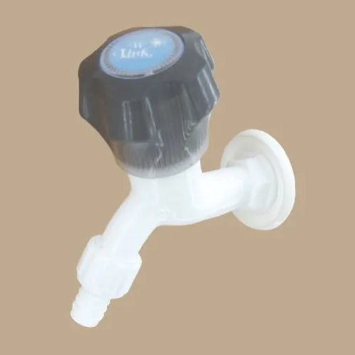 Fancy Nipple Pvc Water Taps - Color: White