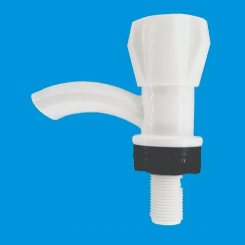 White Plastic Pillar Tap