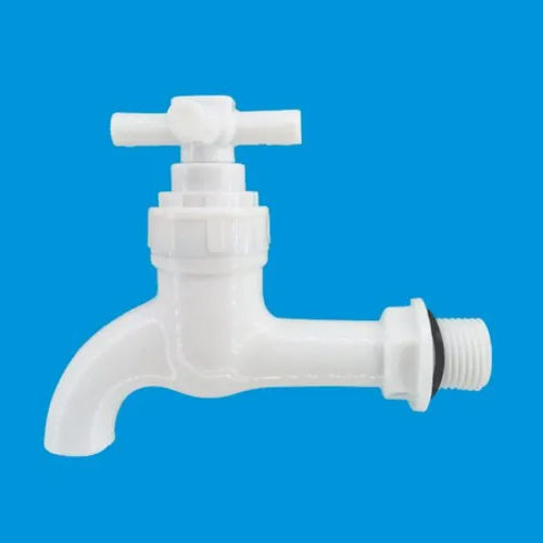 White Middle Cross Pvc Tap