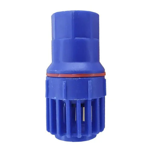 Blue 20Mm Plastic Spring Foot Valve