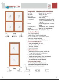 Glazed Fire Rated Door