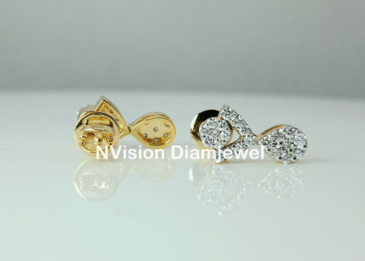 Natural Diamond Latkan Earrings