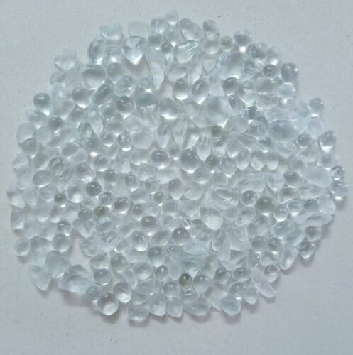 Clear Round High Shine Polished Mix Colored Glass Bead Stones For Garden Decoration And Landscaping