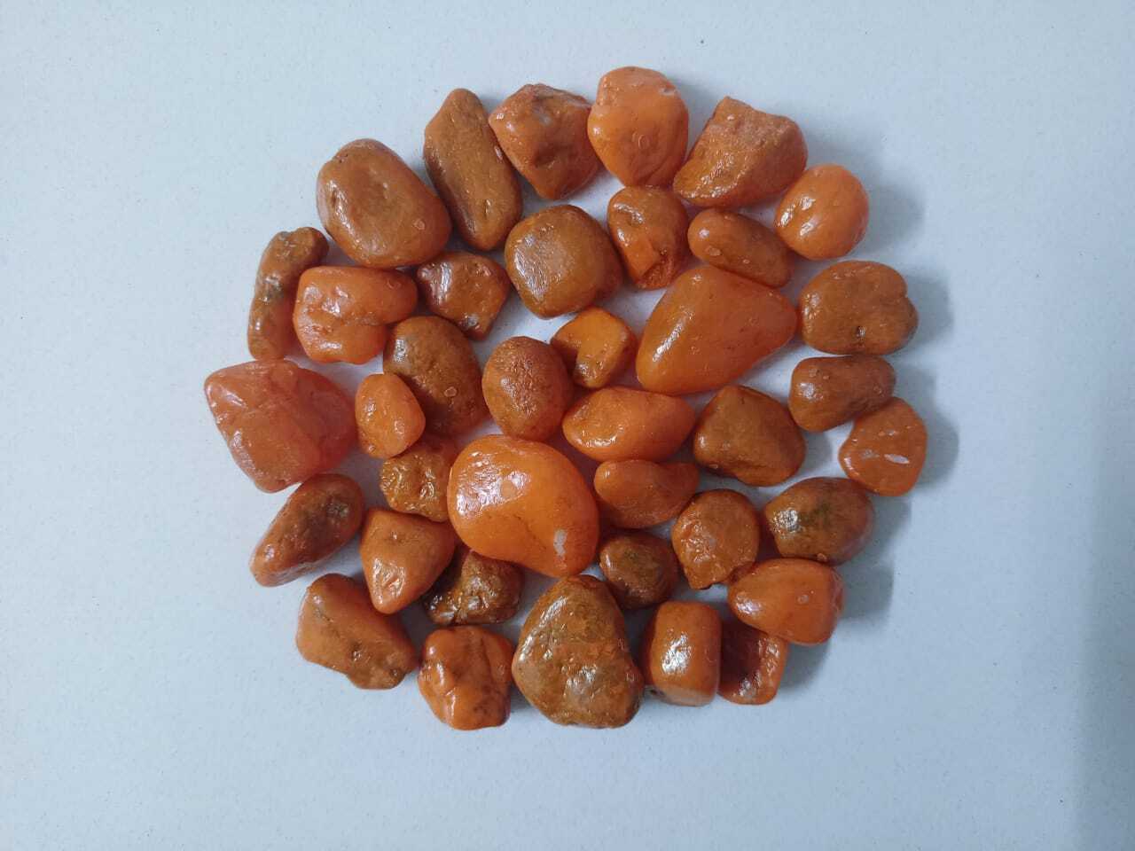 premium stone natural quality lemon yellow color coated gravels and pebbles for sale in IND price per ton