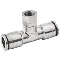 Brass Push Fitting Female Branch Tee - Application: Residential