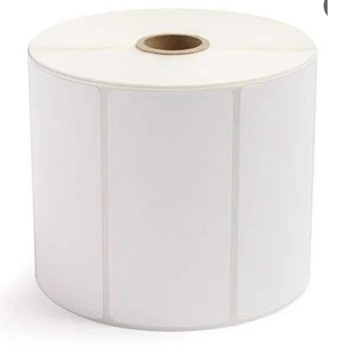 50M Plain Barcode Label Roll - Attributes: Heat Sensitive