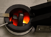 Induction Based Gold Melting Machine 10 Kg. With Tilting Unit