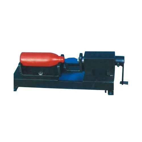 Black Plastic Bottle Neck Cutting Machine