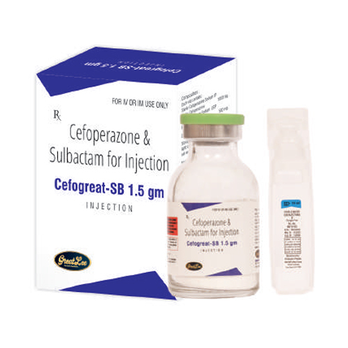 1.5gm Cefoperazone And Sulbactam For Injection