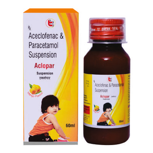 Aceclofenac And Paracetamol Syrup