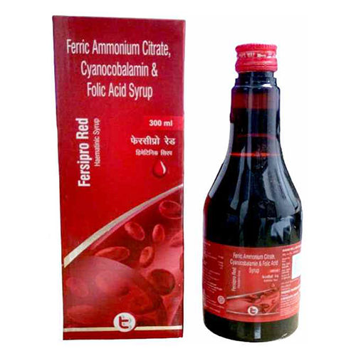 Ferric Ammonium Citrate Cyanocobalamin And Folic Acid Syrup General Medicines