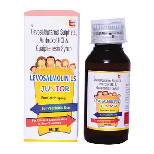 Levosalbutamol Sulphate Ambroxol Hci And Guaiphenesin Syrup General Medicines