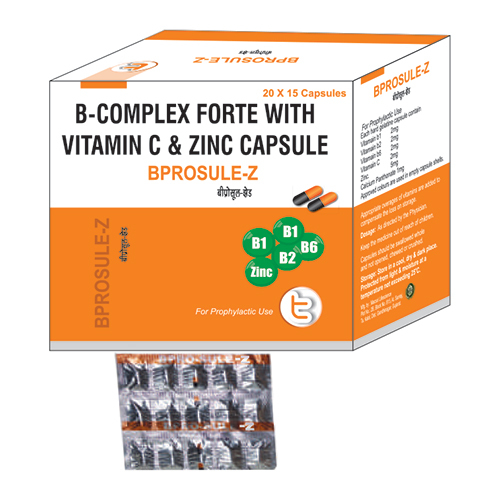 B-Coplex Forte With Vitamin C And Zinc Capsules