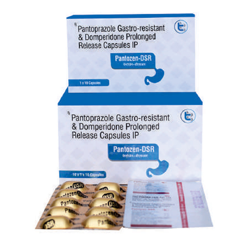 Pantoprazole Gastro Resistant And Domperidone Prolonged release Capsules IP