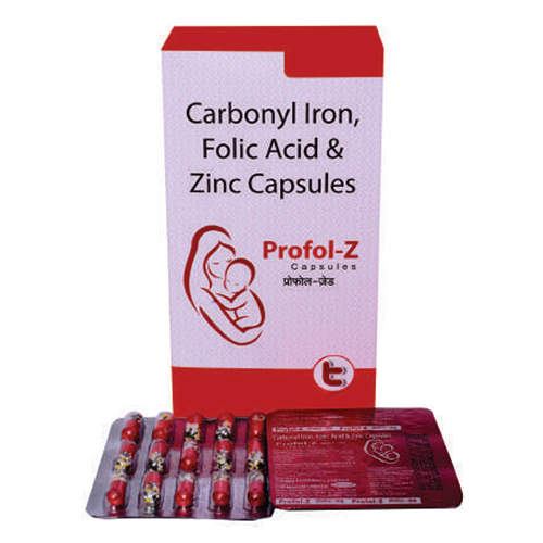 Carbonyl Iron Folic Acid And Zinc Capsules