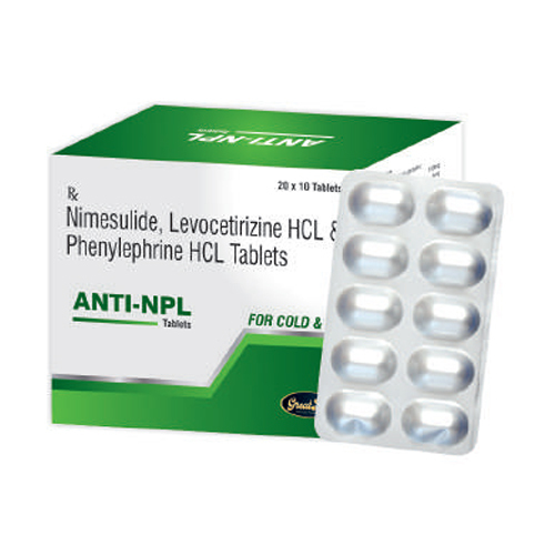 Nimesulide Levocetirizine HCL And Phenylephrine HCL Tablets