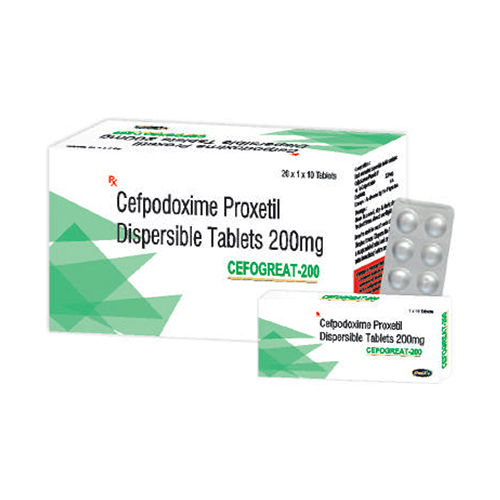 Cefpodoxime Proxetil Dispersible Tablets General Medicines