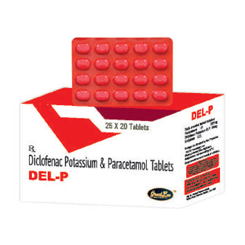 Diclofenac Potassium And Paracetamol Tablets General Medicines