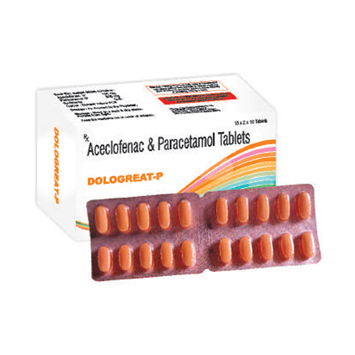 Aceclofenac And Paracetamol Tablets