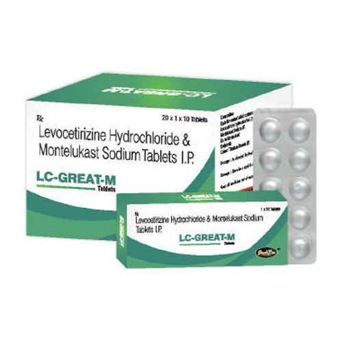 Levocetirizine Hydrochloride And Montelukast Sodium Tablets Ip General Medicines