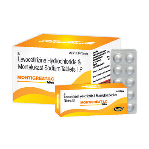 Levocetirizine Hydrochloride And Montelukast Sodium Tablets Ip General Medicines