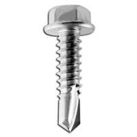 Xylan Coating Self Drilling Roofing Screw - Mild Steel, Silver Color | Polished Finish, Industrial Use