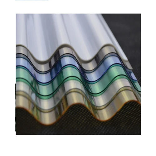 Plain Polycarbonate Corrugated Sheet