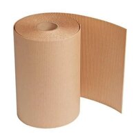 Corrugated Paper Rolls - Round Shape, Matte Surface | Ideal For Packaging, Crafts, And Sustainable Solutions