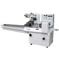 Horizontal Flow Wrapping Machine - Stainless Steel, Automatic Control | Highly Efficient, Durable Design, Electric Drive
