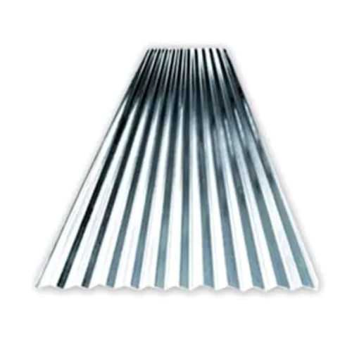 Rectangular Coated Steel Silver Jsw Colouron Plus Roofing Sheets