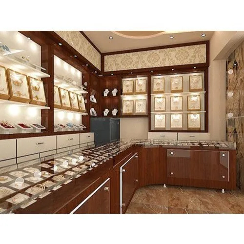 Jewellery Showroom Interior Designing Service By Bharti Creatives