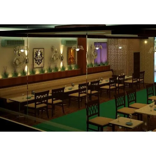 Restaurant Interior Designing Service By Bharti Creatives