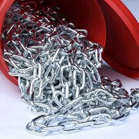 Zinc Galvanized Metal Welded Short Link Chain Application: Agriculture Field