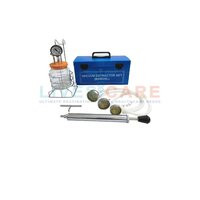 Manual Bird Type Vacuum Extractor Set - Stainless Steel Cups (40, 50, 60mm) , Adjustable Vacuum Range 0-100 Kpa, Includes Silicone Tubes And Suction Pump
