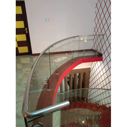Toughened Glass Staircase Railing