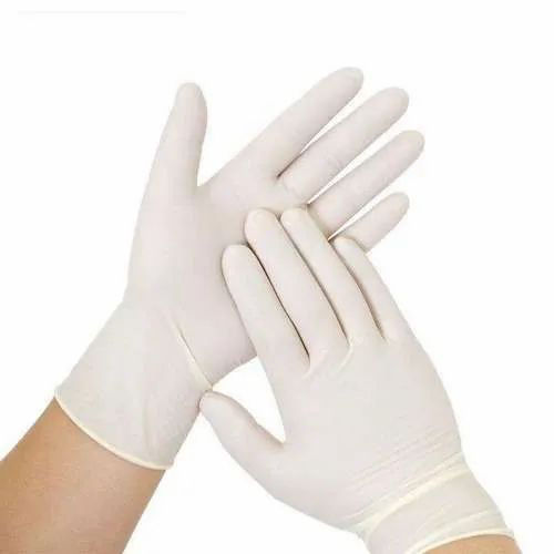 White Surgical Gloves Grade: Medical