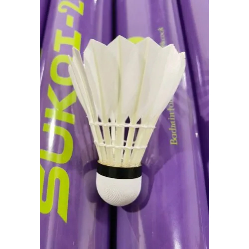 Sukoi S20 Badminton Shuttlecock - Color: White