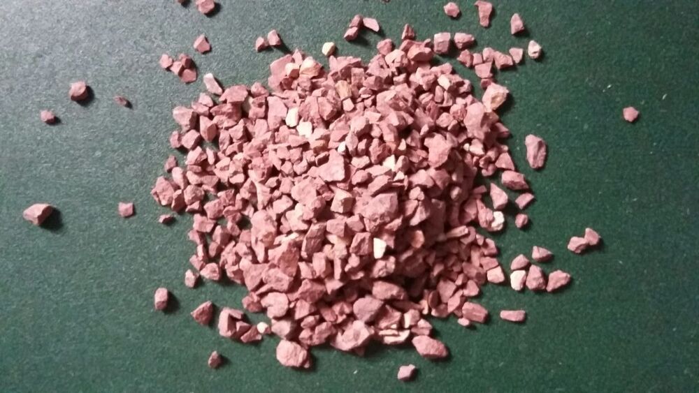 Cherry red natural crushed marble chips for terrazzo flooring and wall cladding