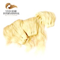 613 Cambodian Loose Wave Wholesale Cuticle Aligned Weave Human Hair Extension Bundle Raw Blonde Virgin Hair Bundles