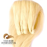 Raw Cuticle Aligned Straight Blond 613 Human Hair Virgin Hair Bundles