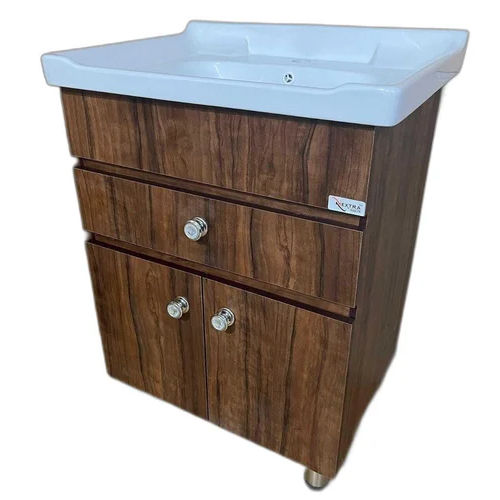 26X16 Inch Bathroom Vanity - Color: Brown