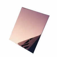 mirror finish SS 304 Rose gold sheet