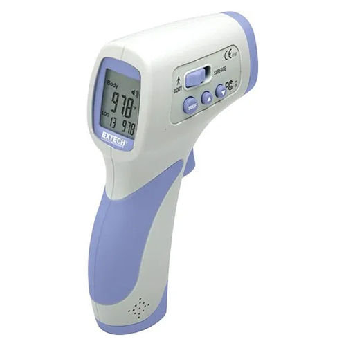 White Non Contact Ir Thermometer